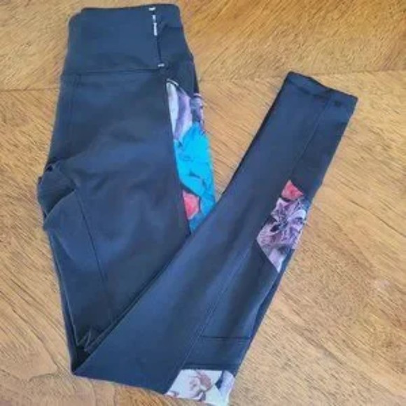 CALIA by Carrie Underwood Essential Mesh Leggings Size XS Black Pockets - Picture 9 of 11